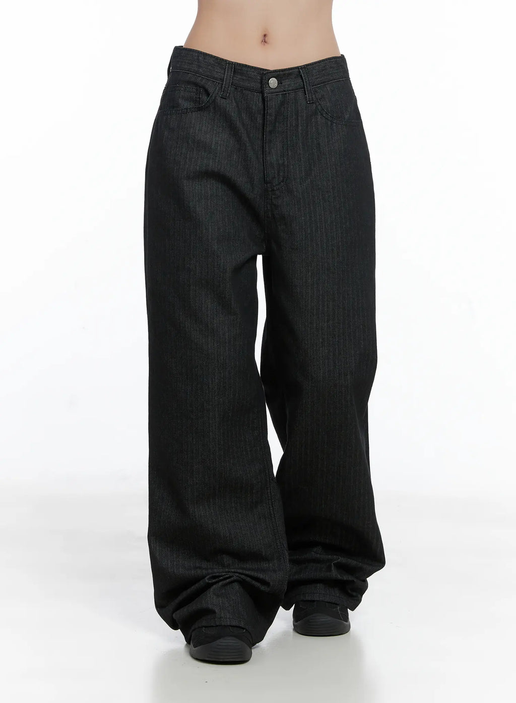 Stormi Stripe Wide-Leg Jeans CS502