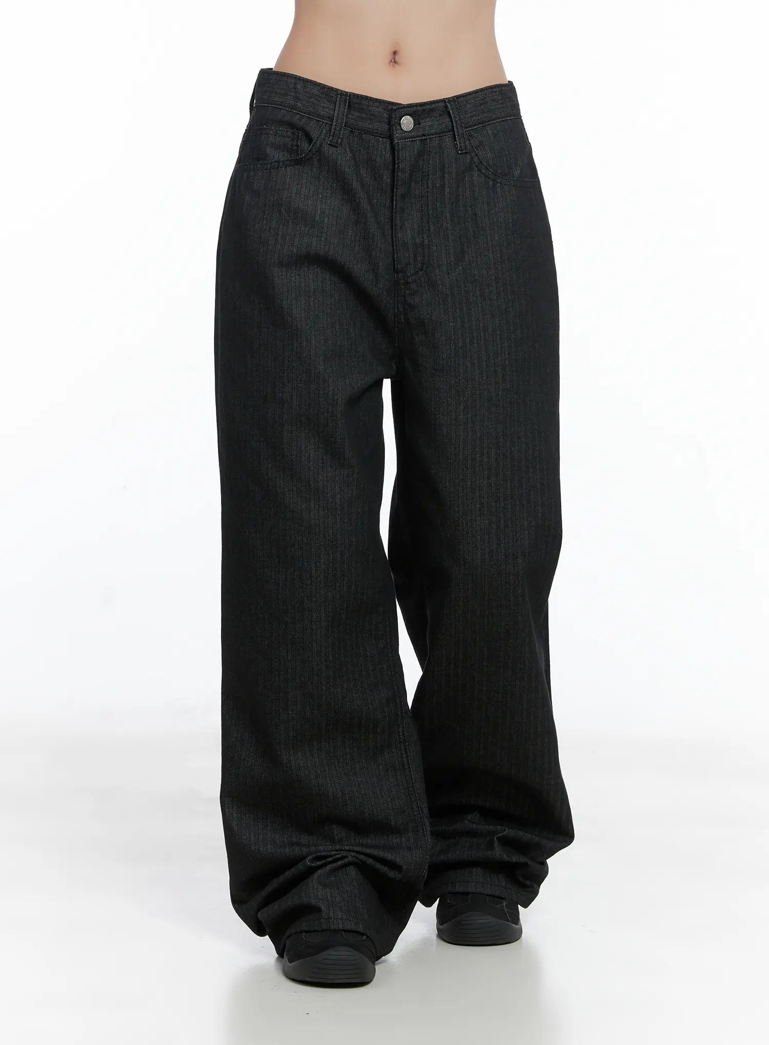 Stormi Stripe Wide-Leg Jeans CS502