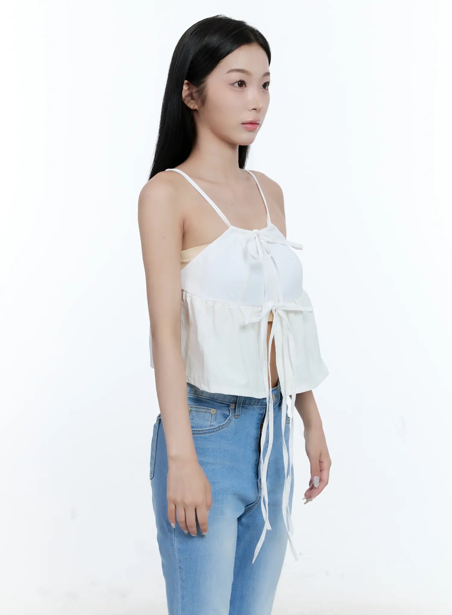 Ribbon Tie Tank Top CL530