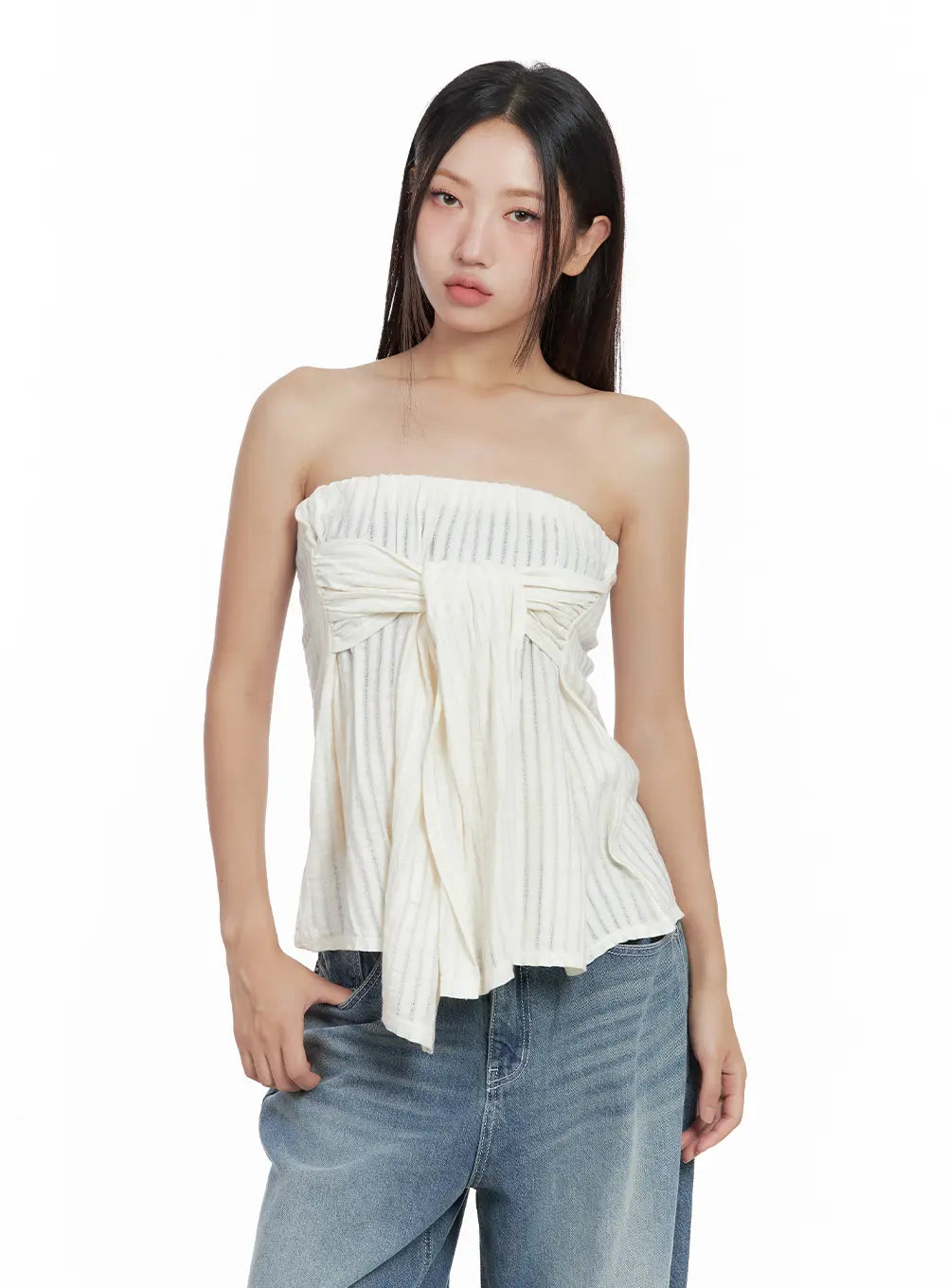 Convertible Bow-Tie Tube Top CL508