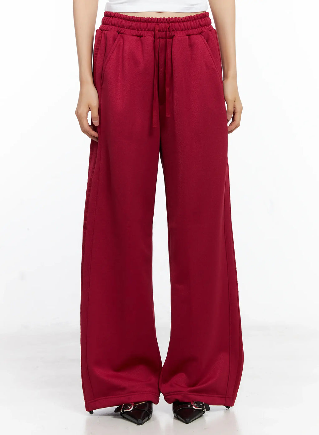 Casual Wide-Leg Track Pants CL529