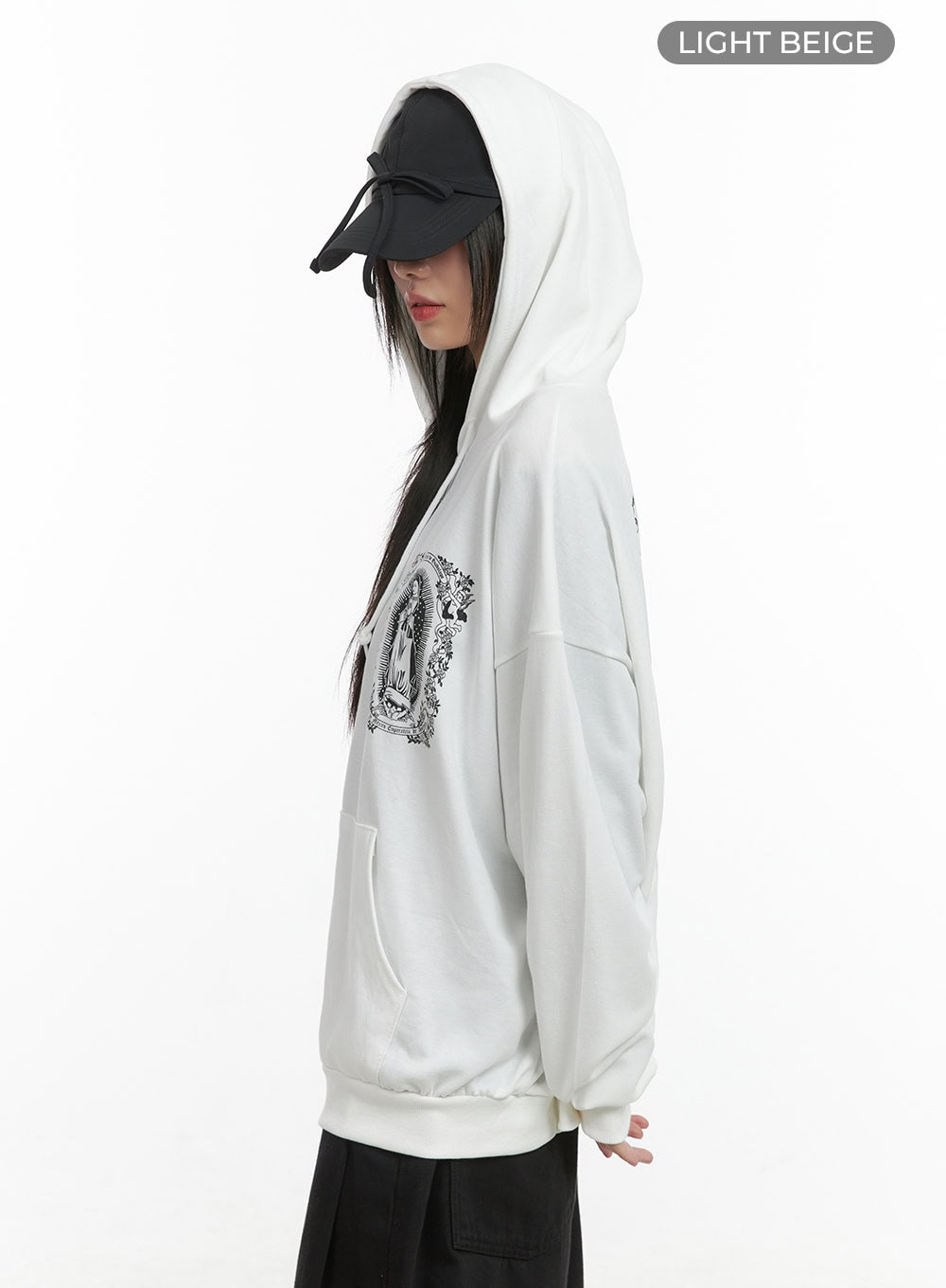 Graphic Loose Fit Hoodie CO410