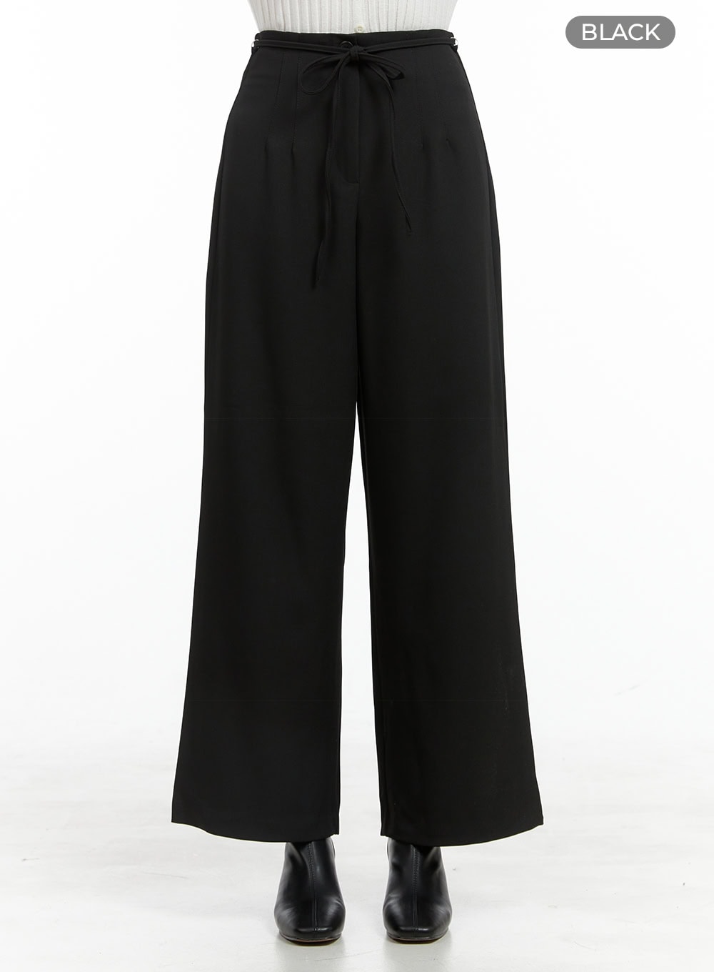 Banded Wide Leg Pants OG416