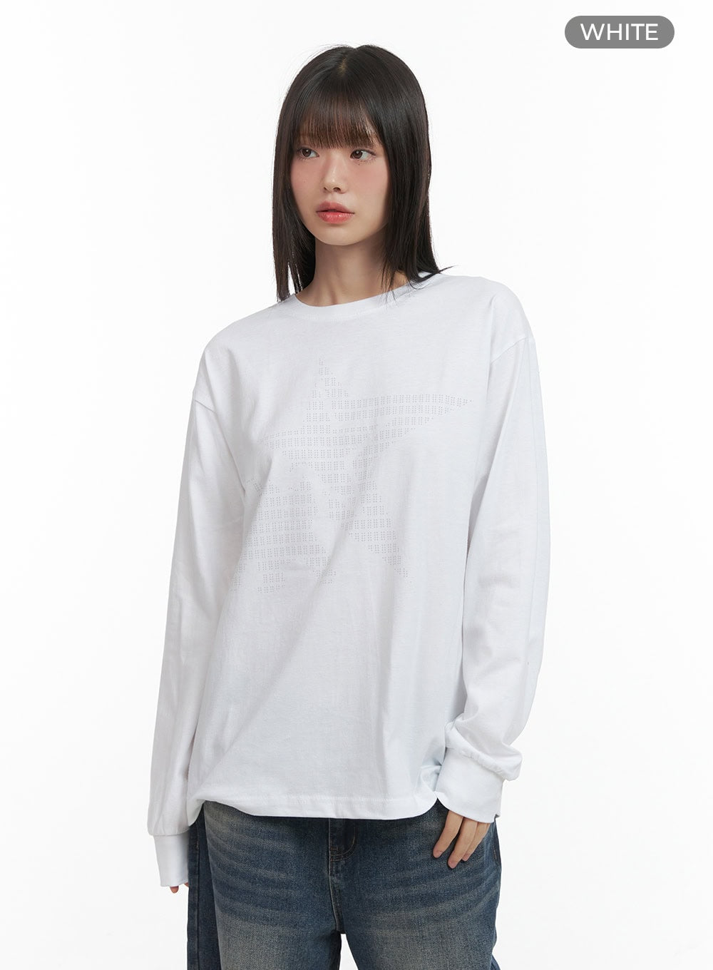 Basic Loose Fit Long Sleeve Tee CO410