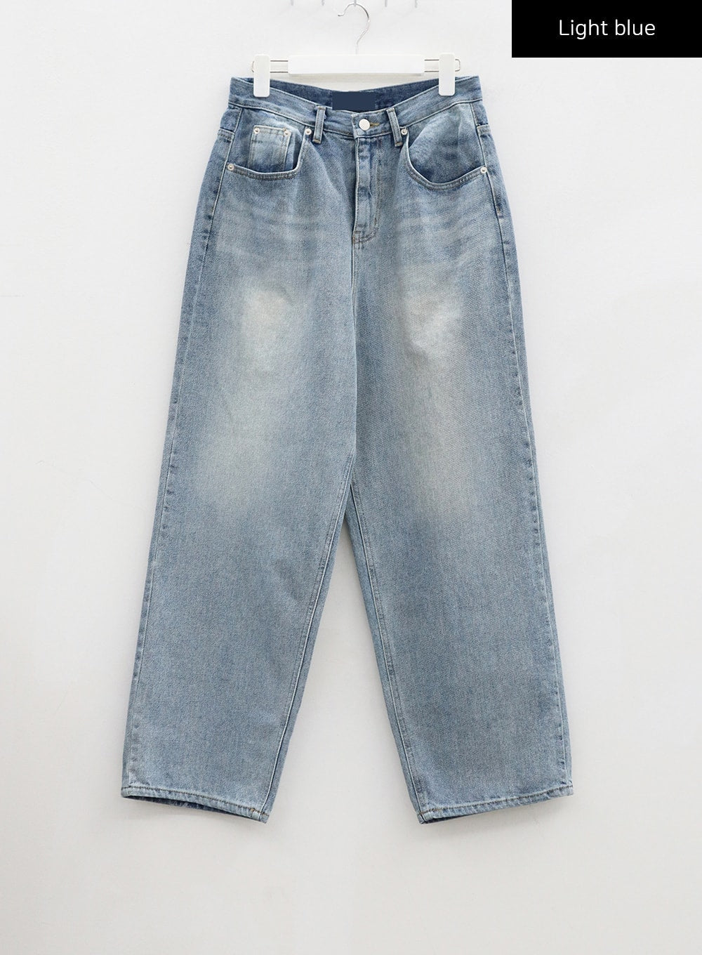 Light Wash Baggy Jeans Unisex CD26