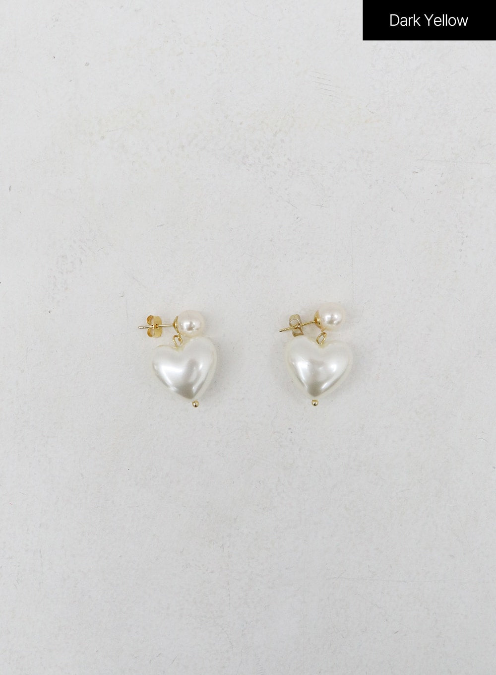 Pearl Heart Earrings BD09