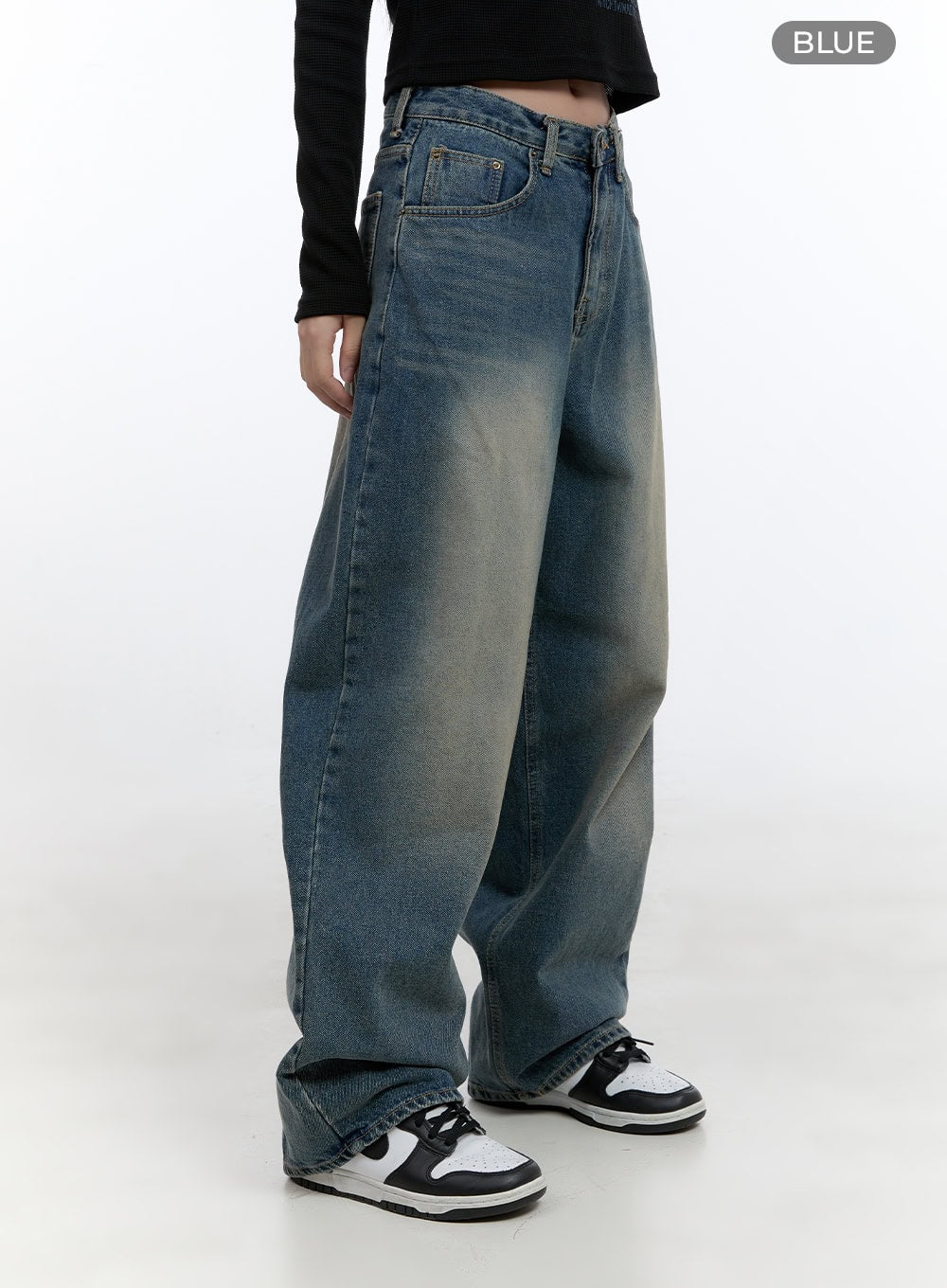 WIlla Casual Wash Baggy Jeans CS406