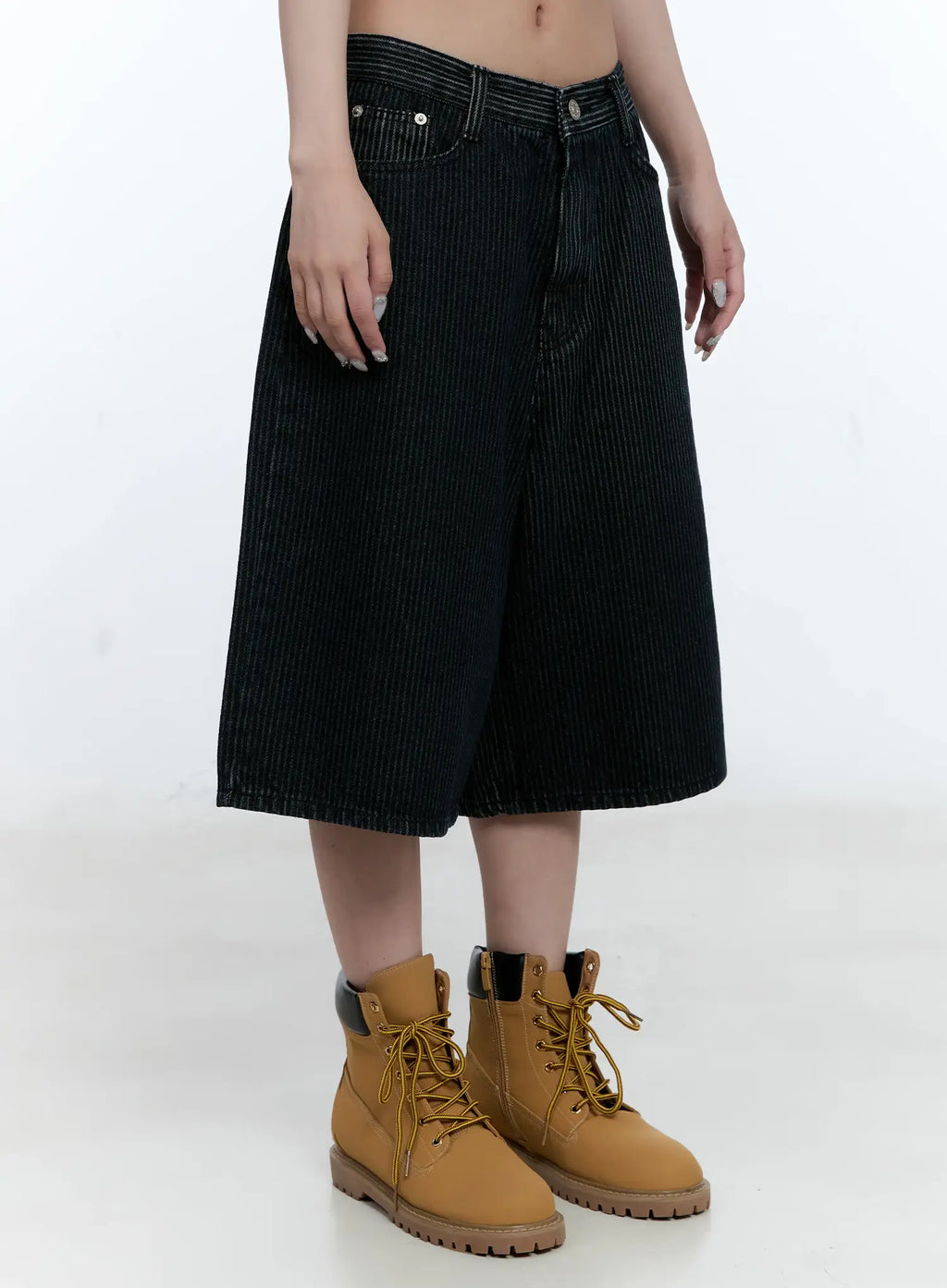 Striped Casual Jorts CG501