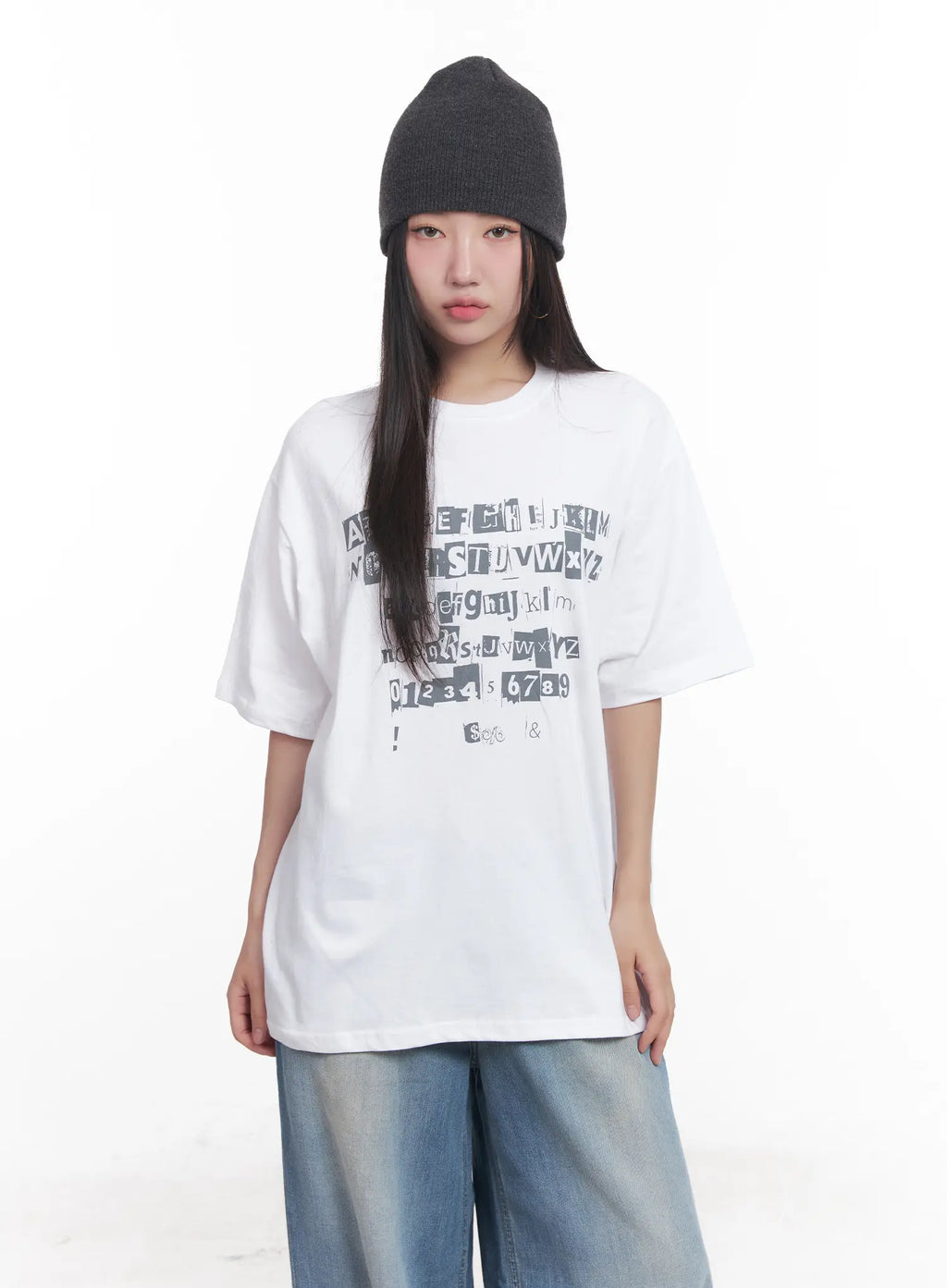 Graphic Oversized Tee CU516