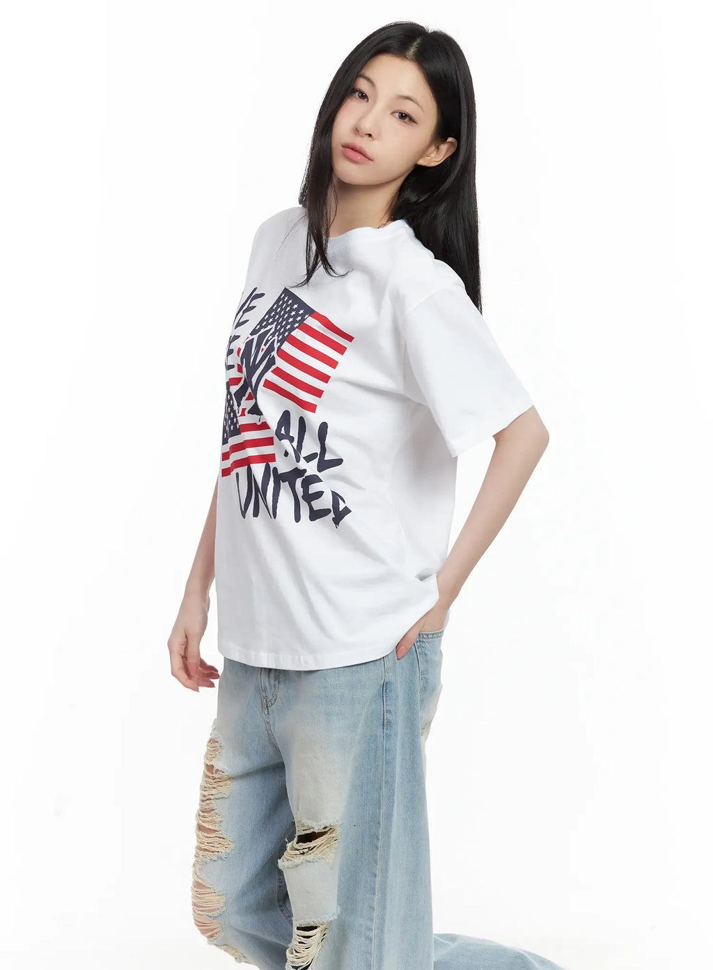 Skater Graphic Oversized Tee CU530