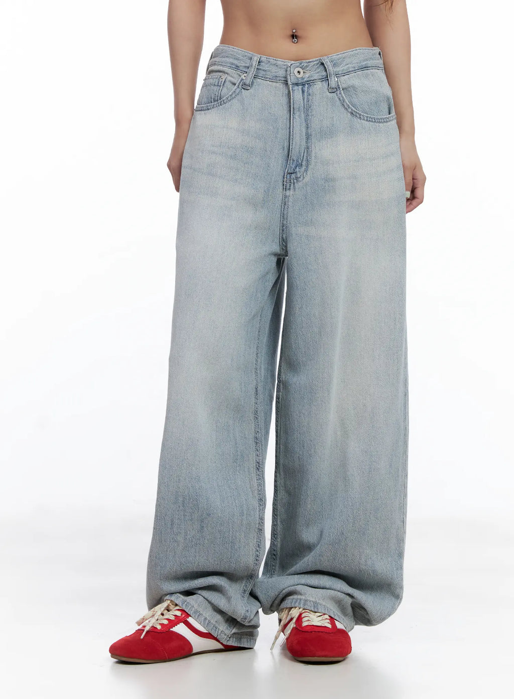 Hwasa Wash Wide-Leg Jeans CL511