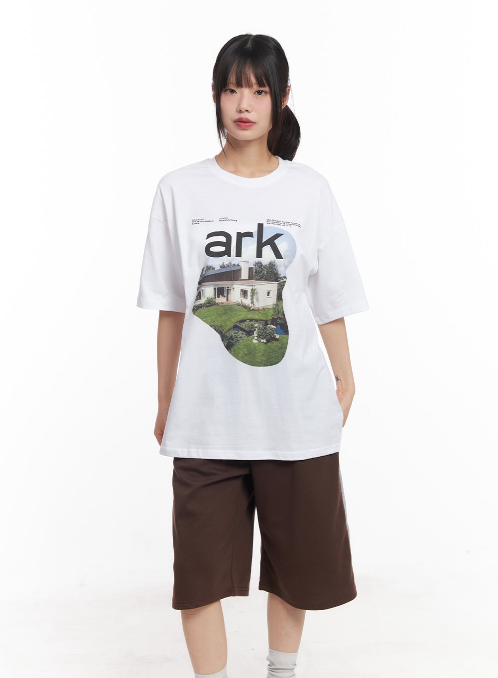 Round-Neck Graphic Tee CY512