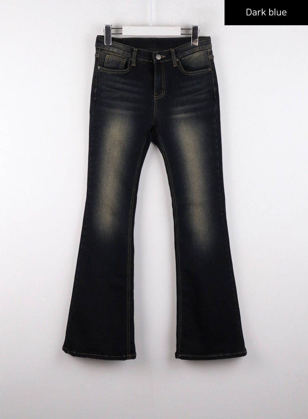 Washed Low Rise Bootcut Jeans CD308