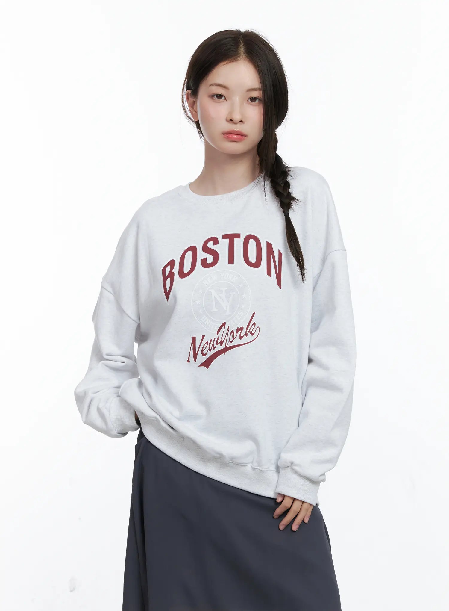 Lettering Oversized Sweatshirt CO503