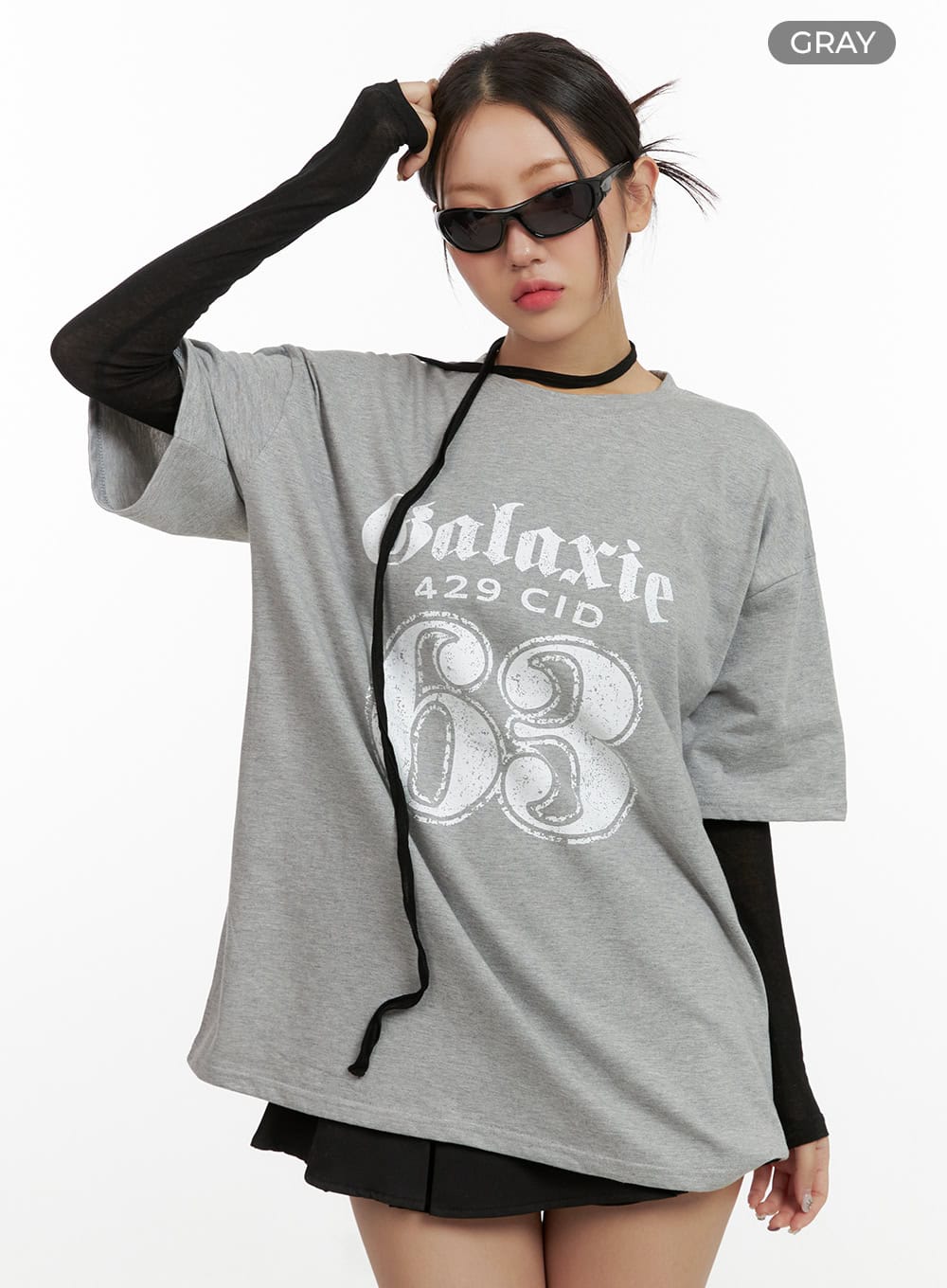 Oversized Graphic T-Shirt OU403