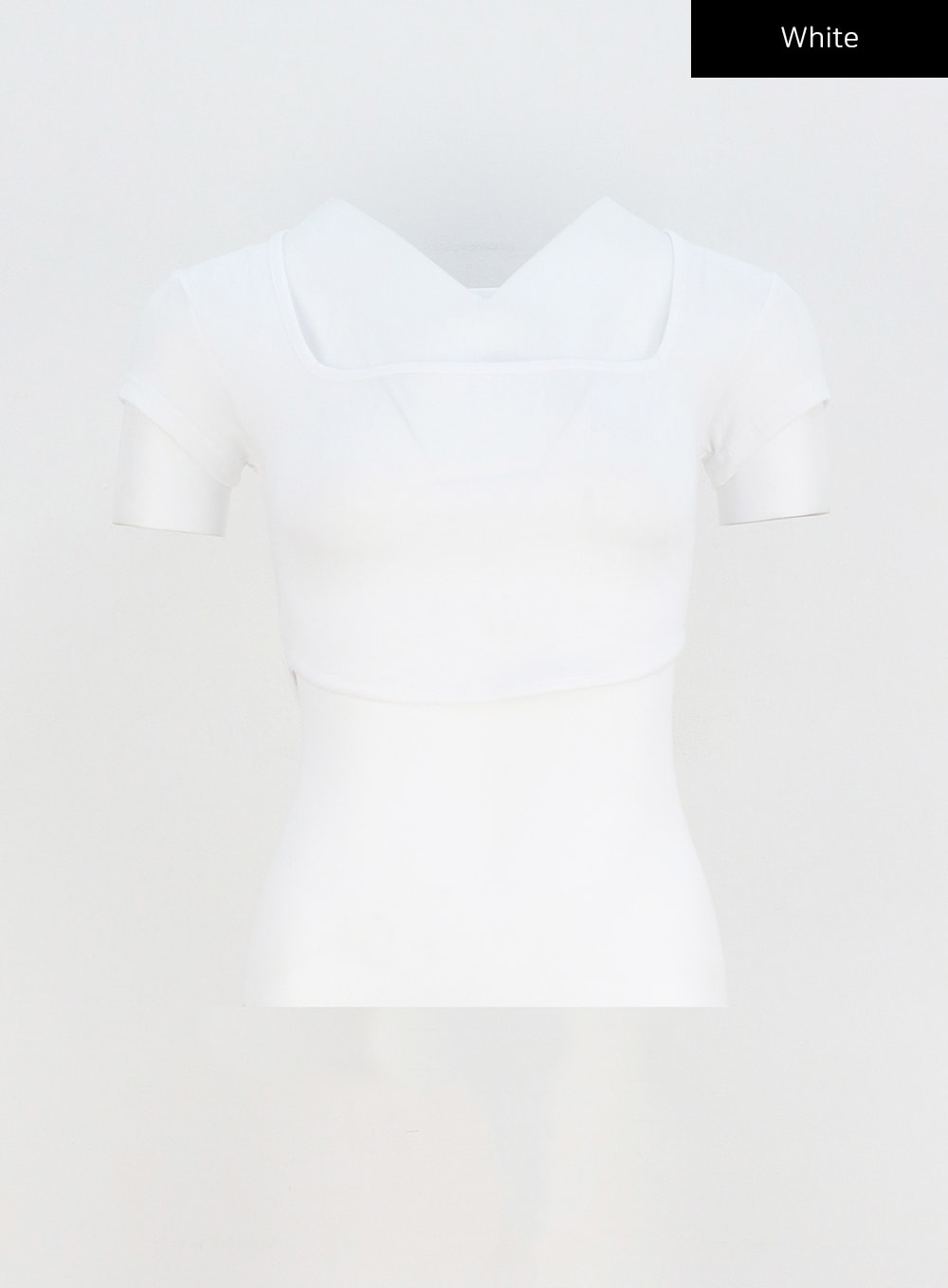 Square Neck Cropped Tee CY312