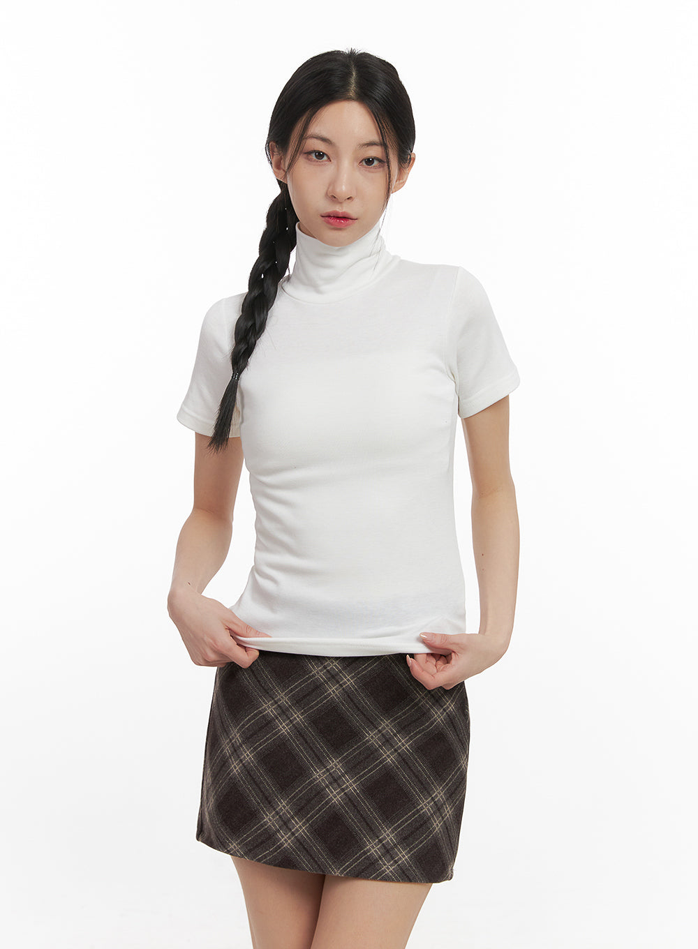 Turtle Neck Slim Fit TShirt CN428