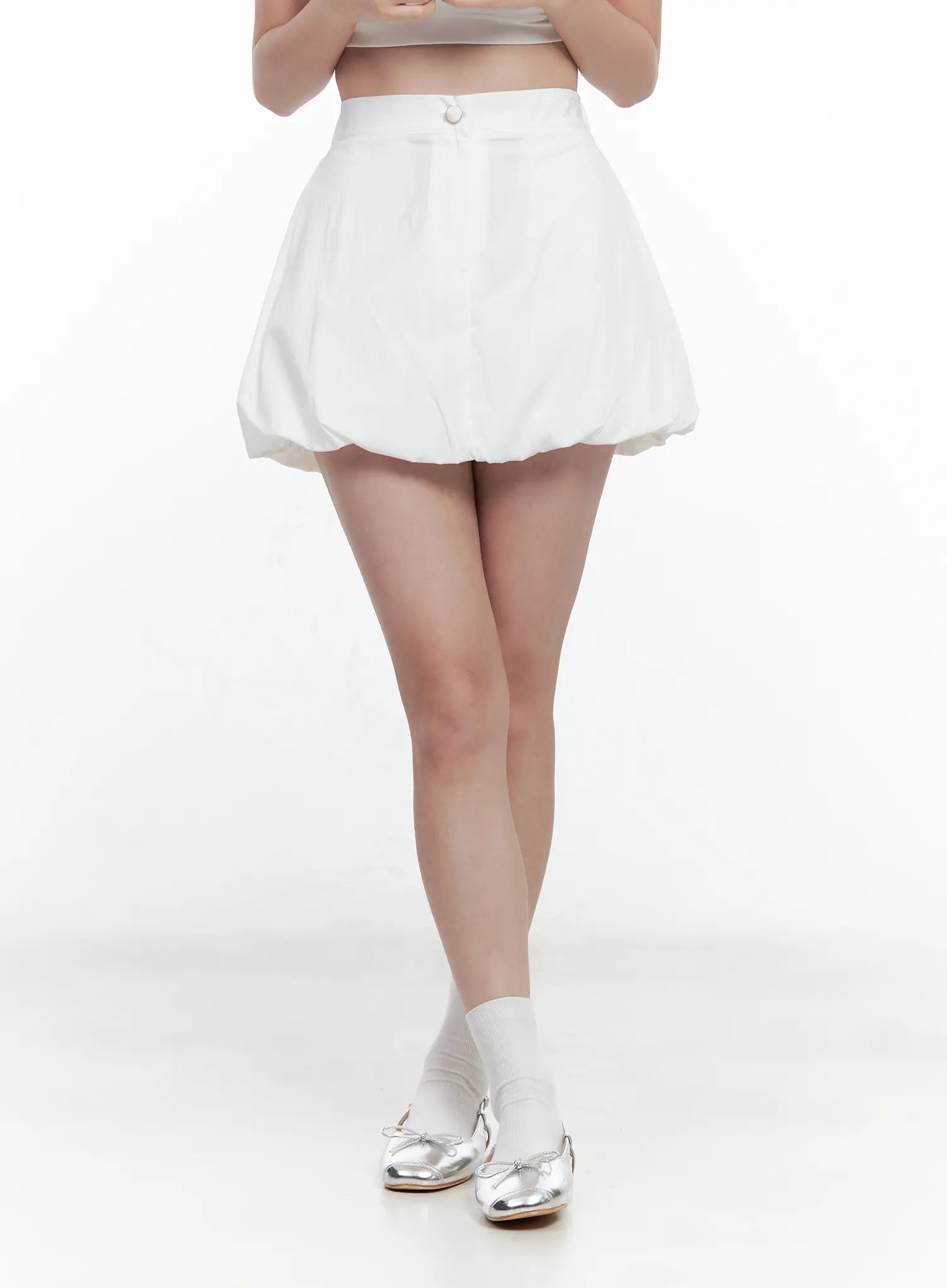 High-Waisted Mini Bubble Skirt CL502