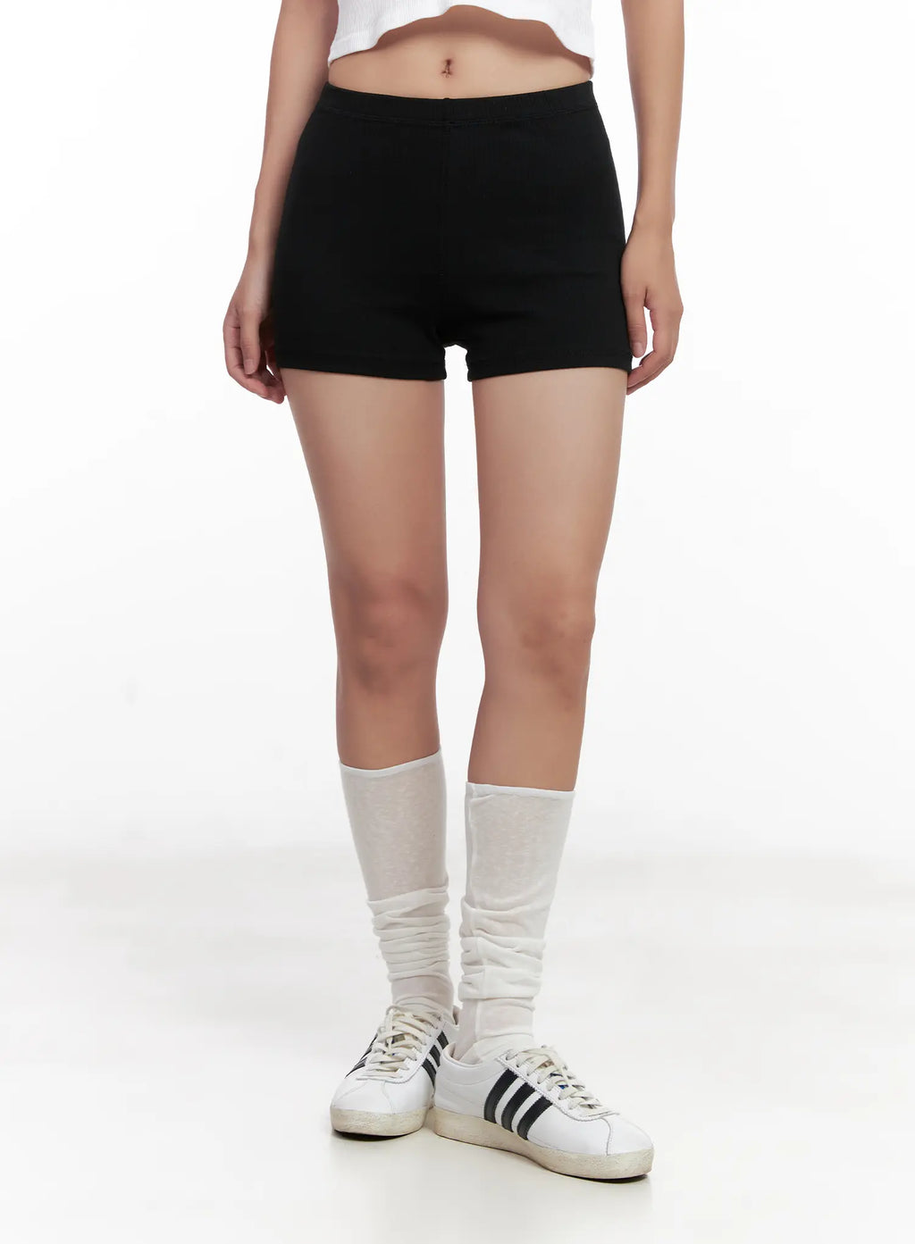 Ribbed Cotton Shorts CL521