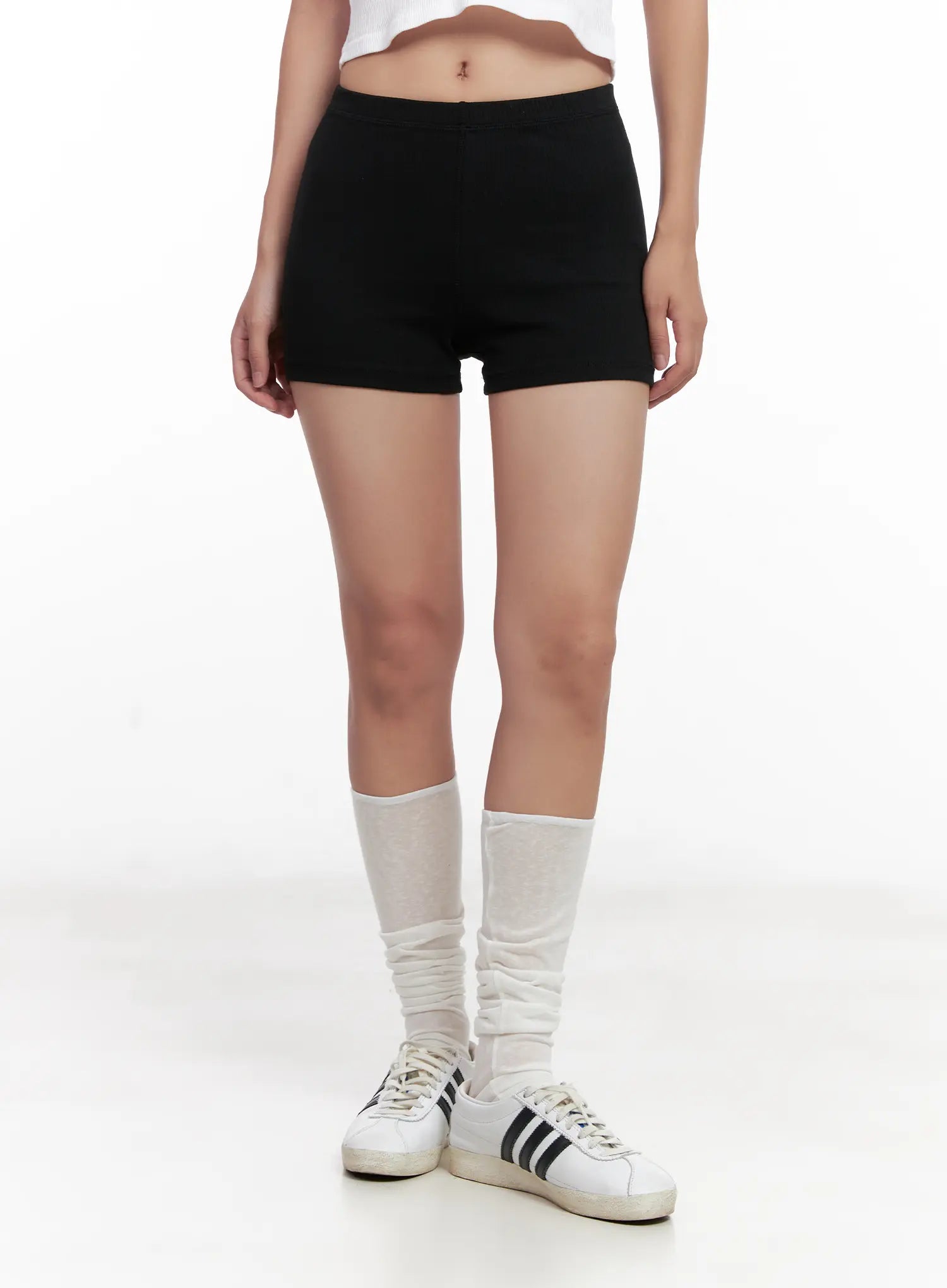 Ribbed Cotton Shorts CL521