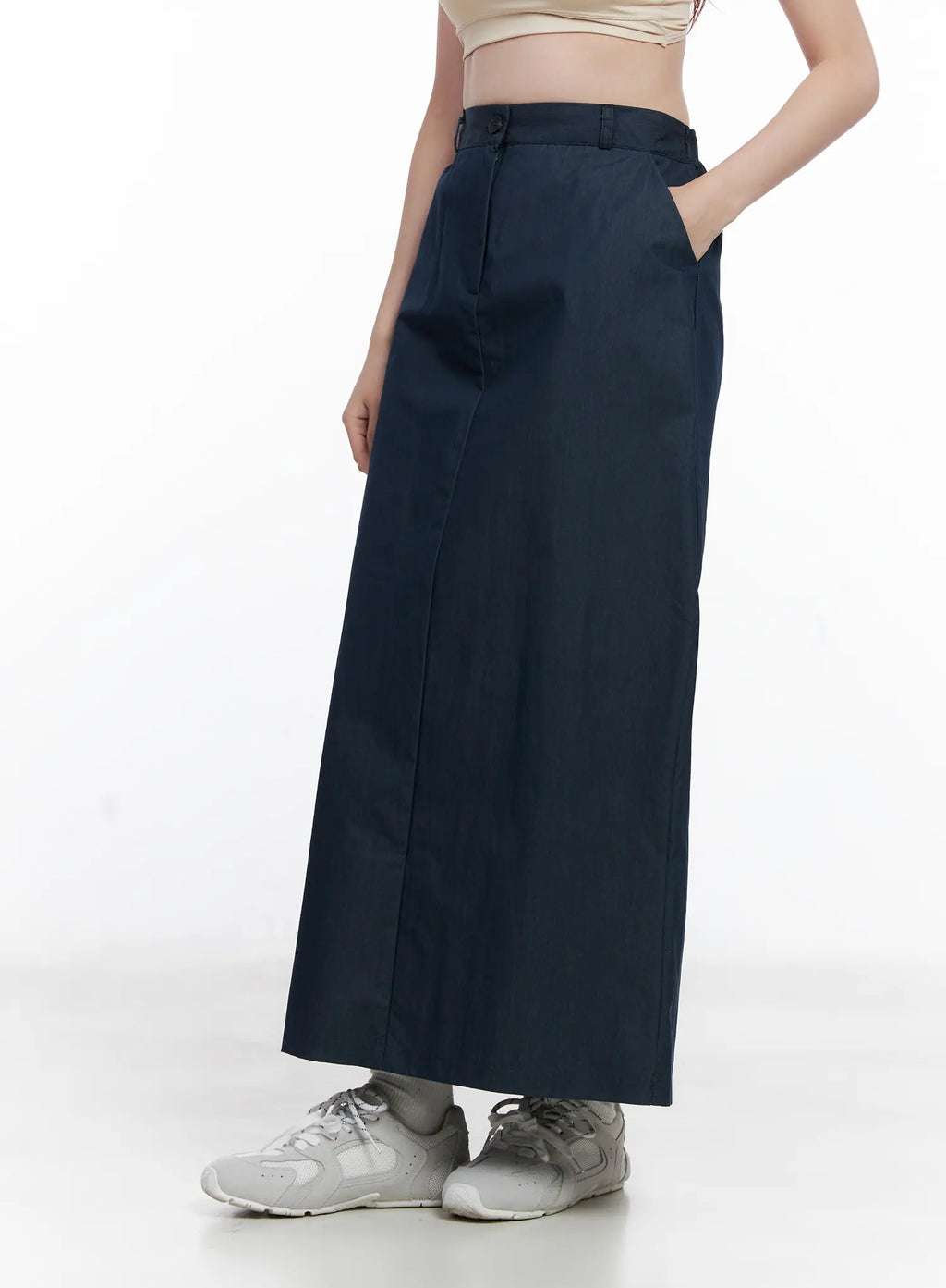 Back Slit Maxi Skirt CG521