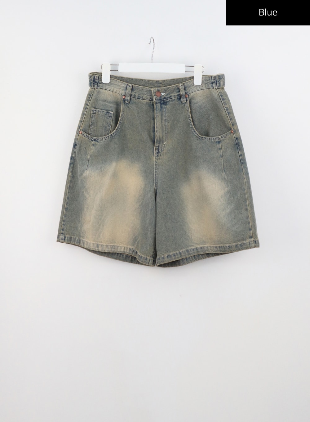 Low Rise Denim Bermuda Pants CU316