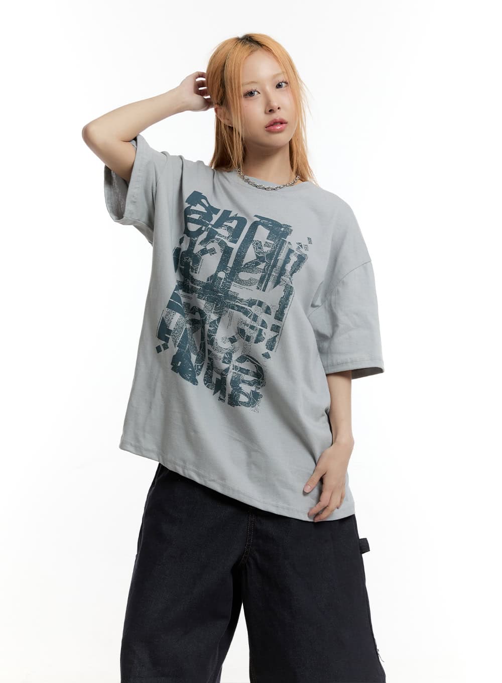 Urban Graphic Cotton T-Shirt CY501