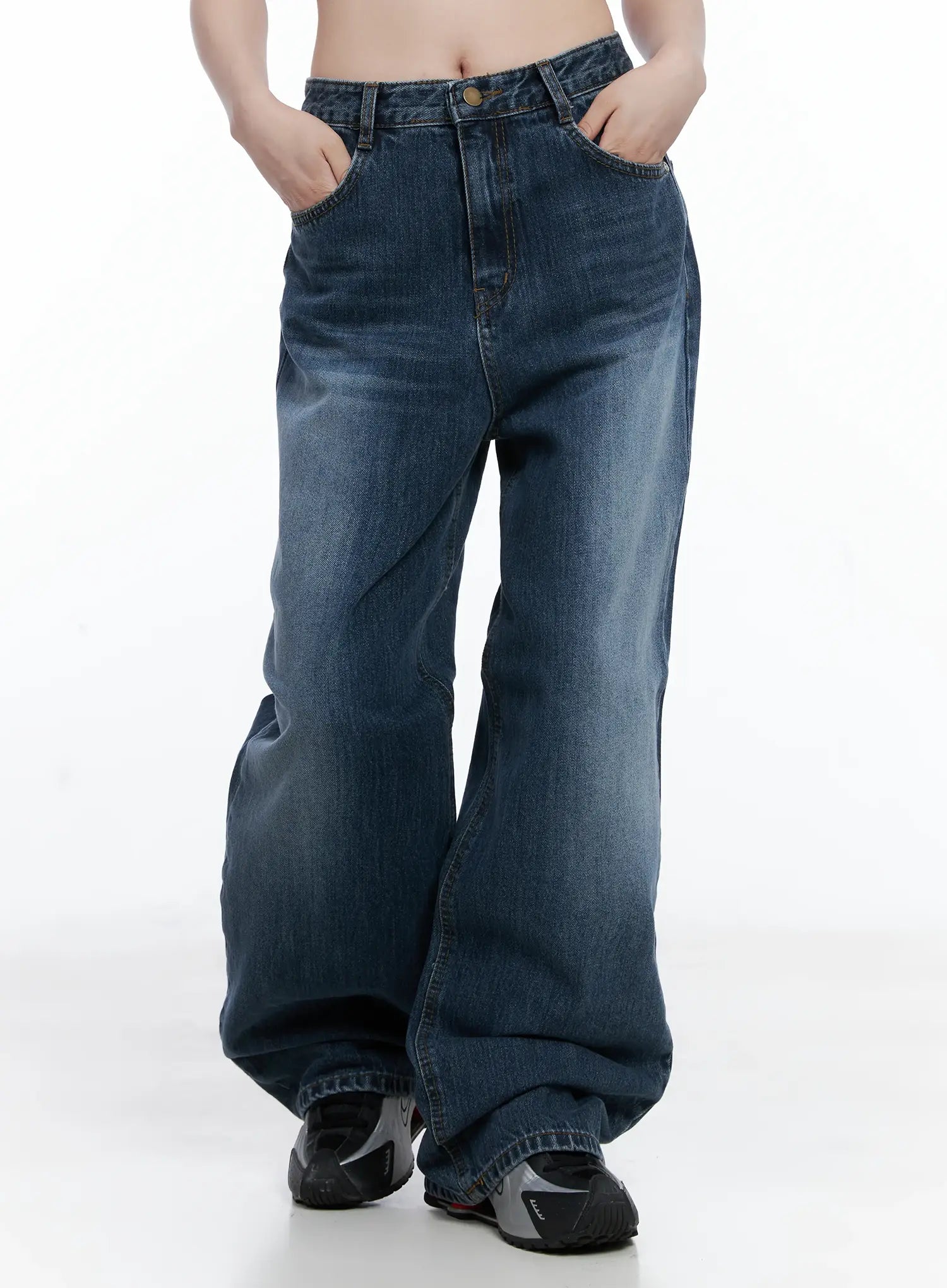 Beny Washed Wide‑Leg Jeans CC1908