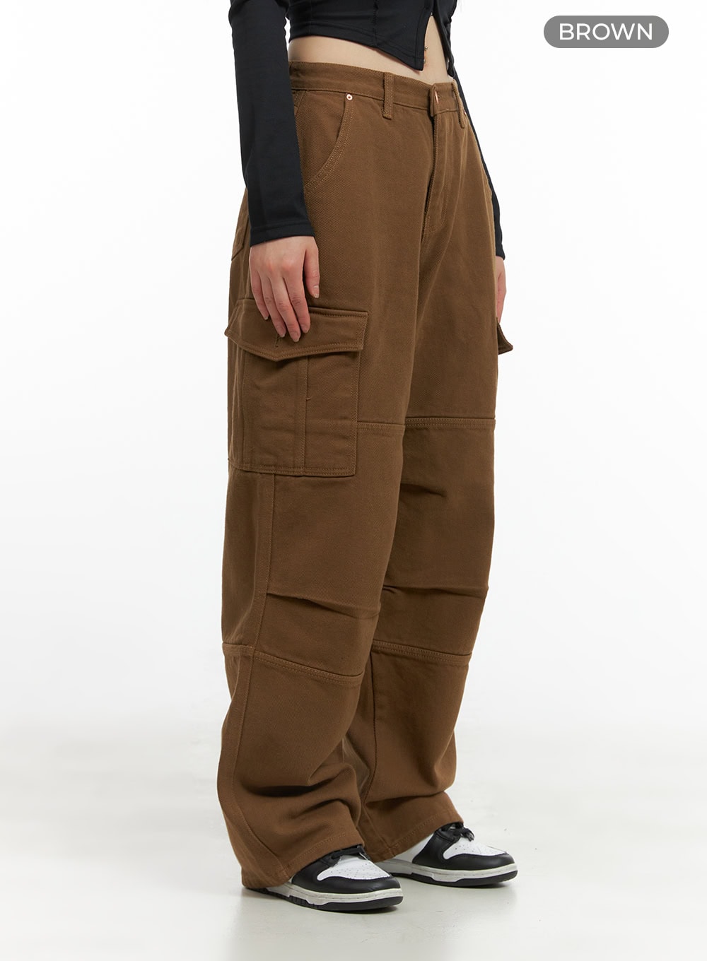 Cotton Cargo Loose Fit Pants CG420