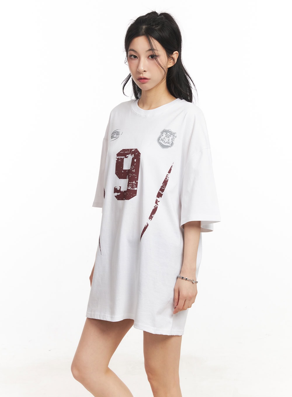 Logo Graphic Oversize T-Shirt CA516