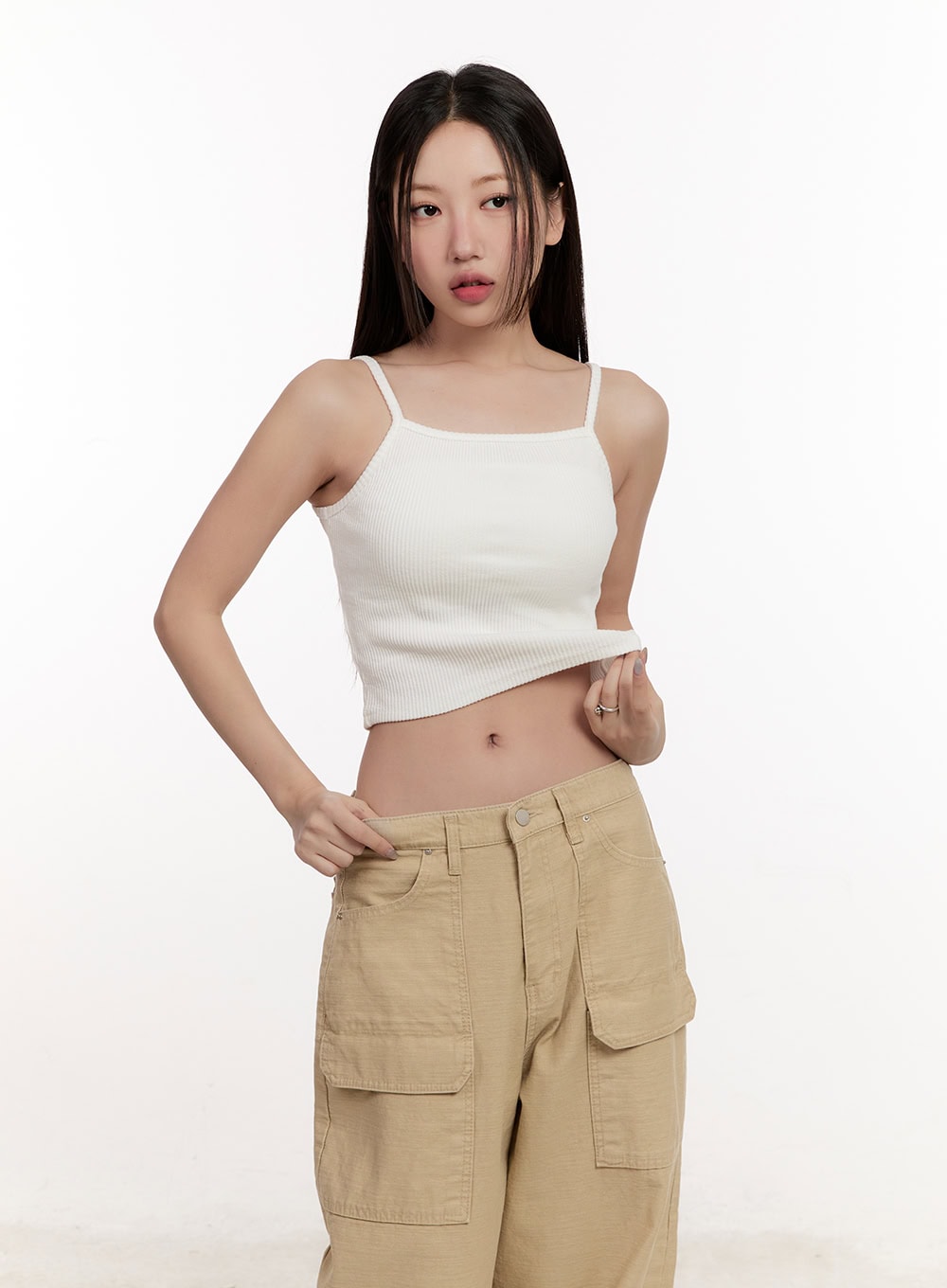 Ribbed Cami Top CM507