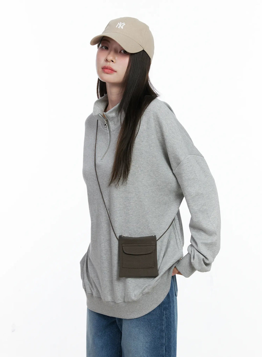 Oversized Half-Zip Pullover CO506