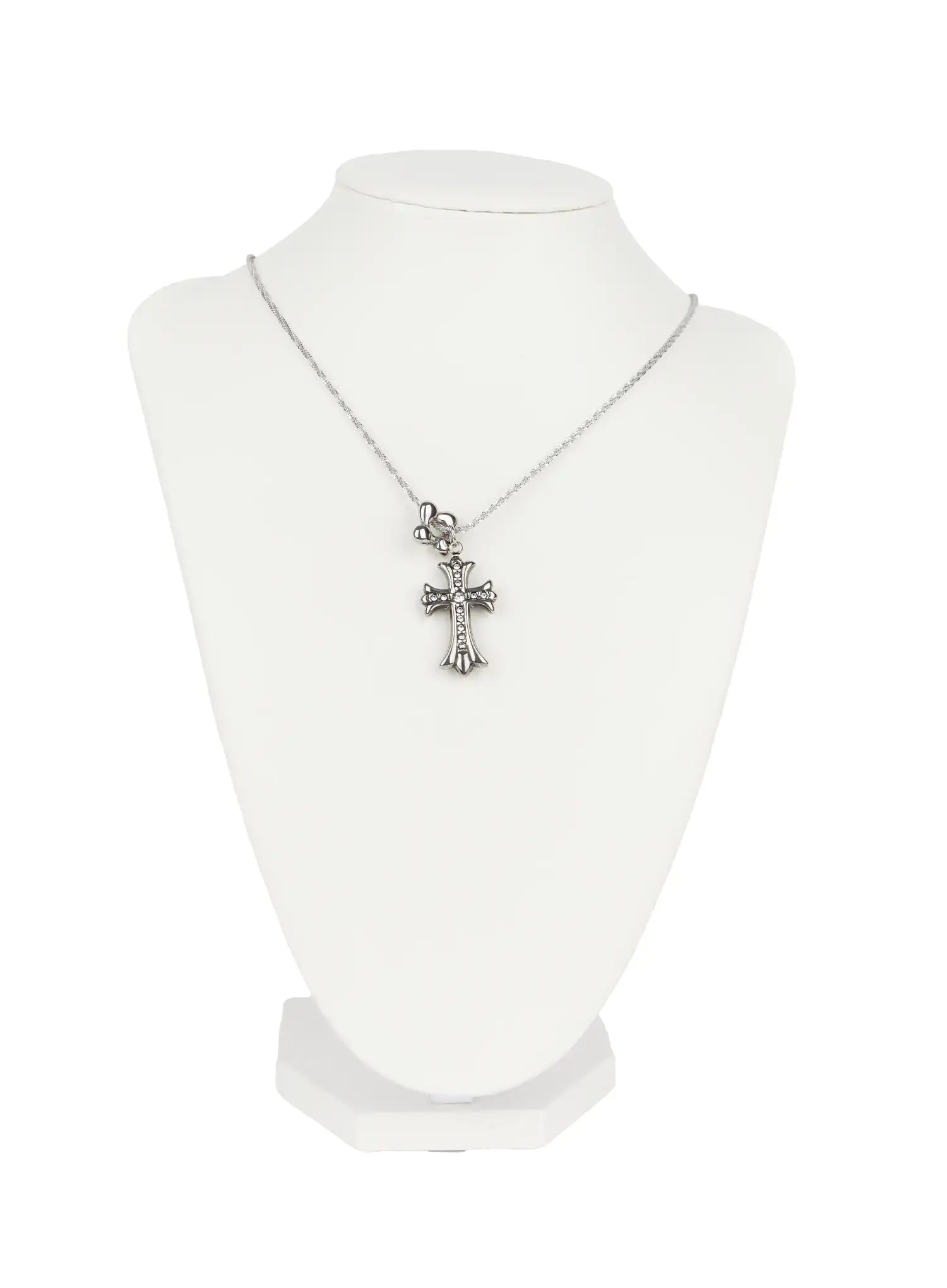 Cross Charm Long Necklace CO503