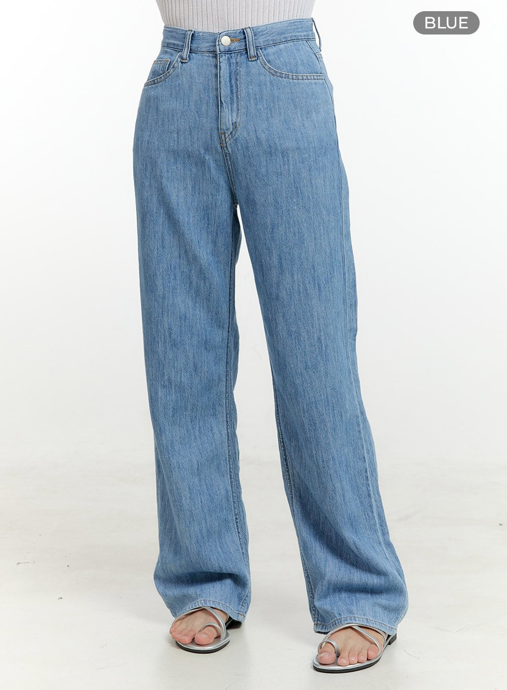 Loose Fit Straight Jeans OL424