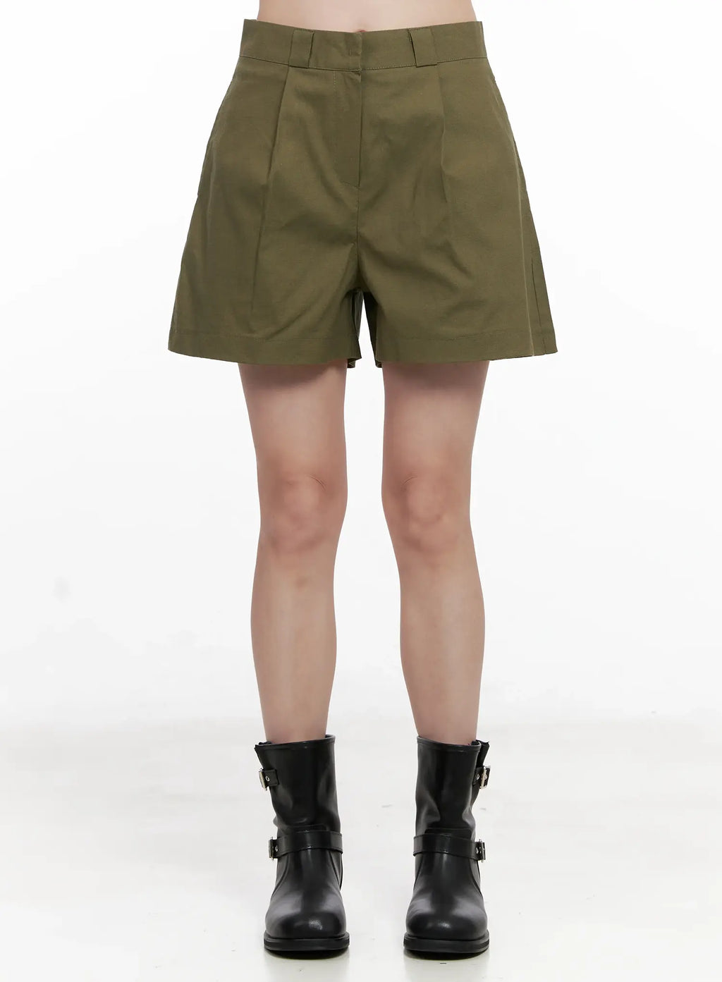 Casual Linen-Blend Shorts CL523