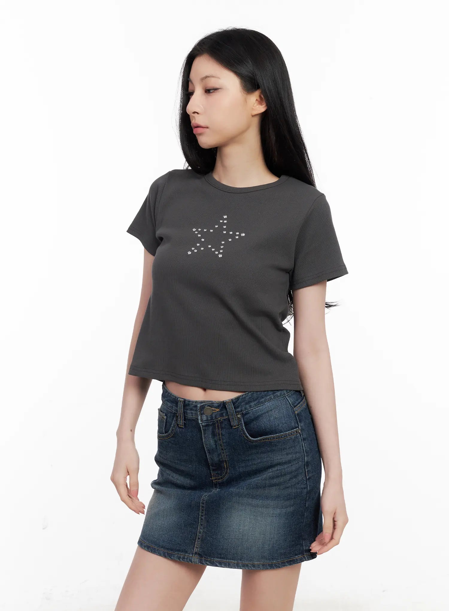 Star-Studded Casual Tee CL501