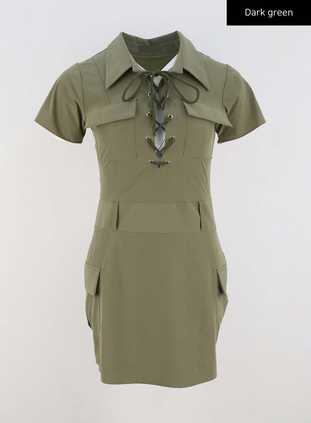 Lace-Up Mini Dress CL321