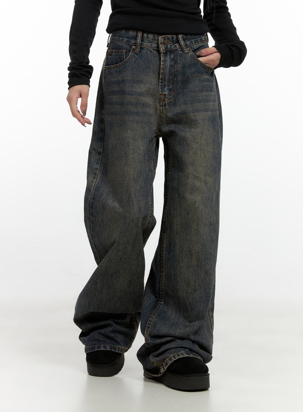 Stella VintageVibe Cotton Baggy Jeans CN411