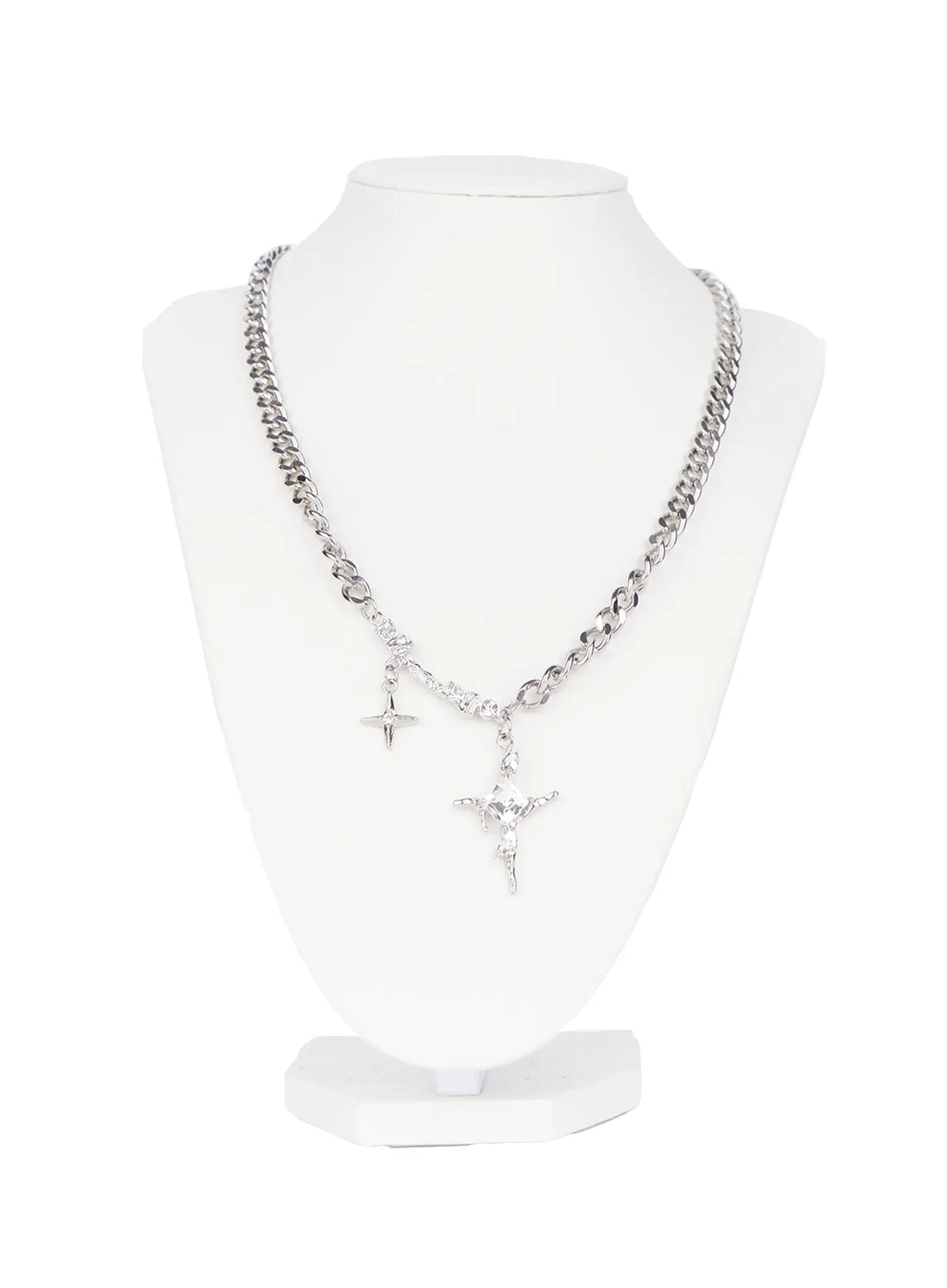 Twin Star Chain Necklace CG526