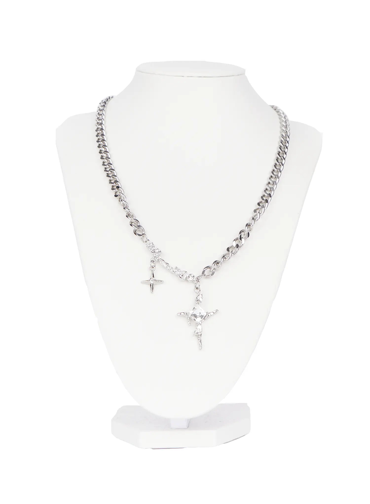 Twin Star Chain Necklace CG526