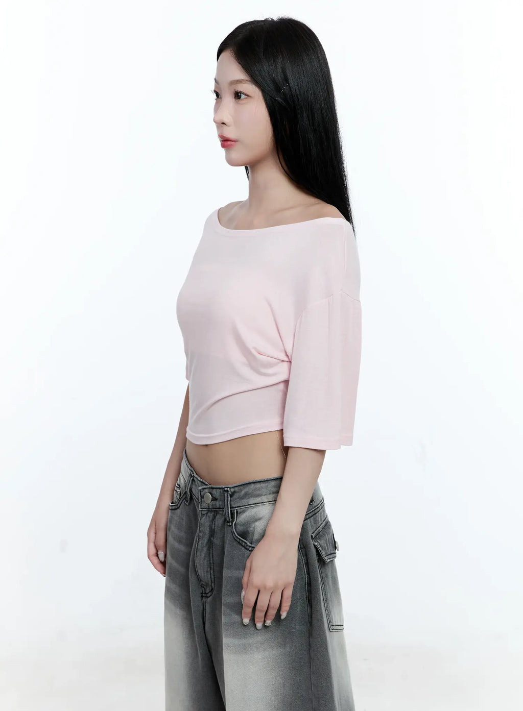 Off-Shoulder Crop Top CG511