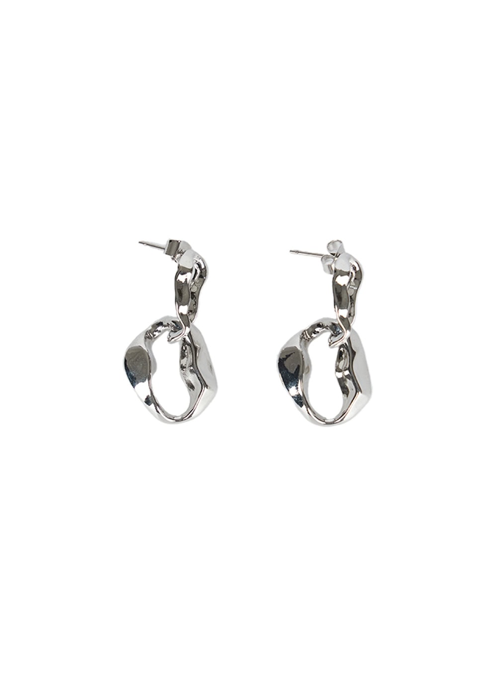 Bold Link Earrings CA516