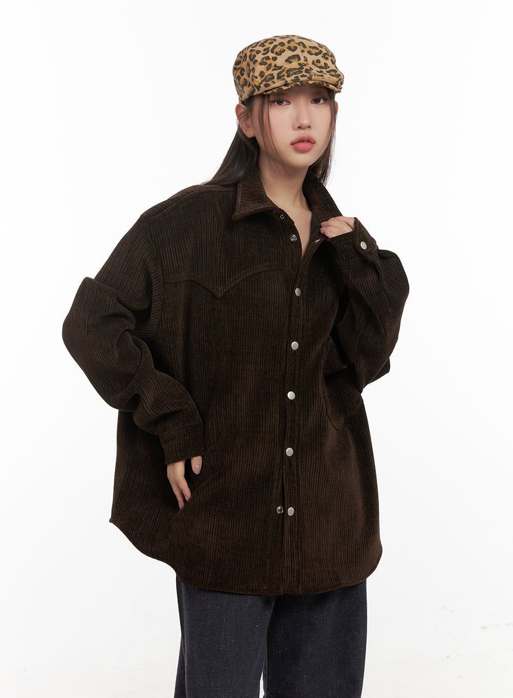 Oversize Collar Jacket CD413