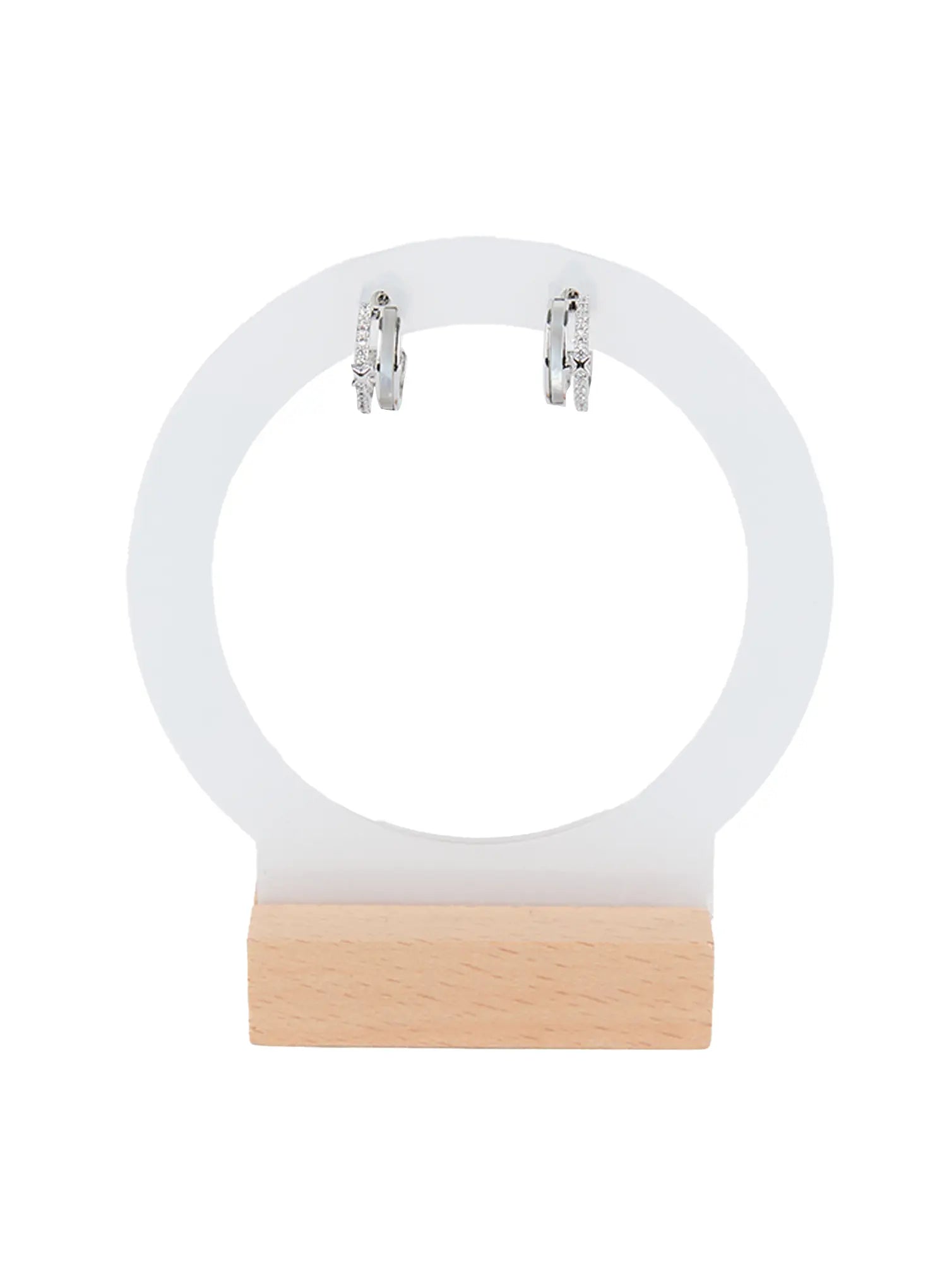 Chunky Double Hoop Earrings CG519