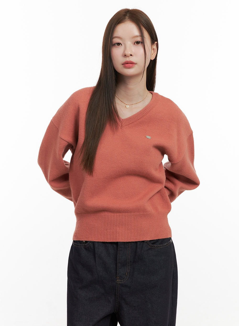 Cozy V-Neck Sweater OD417