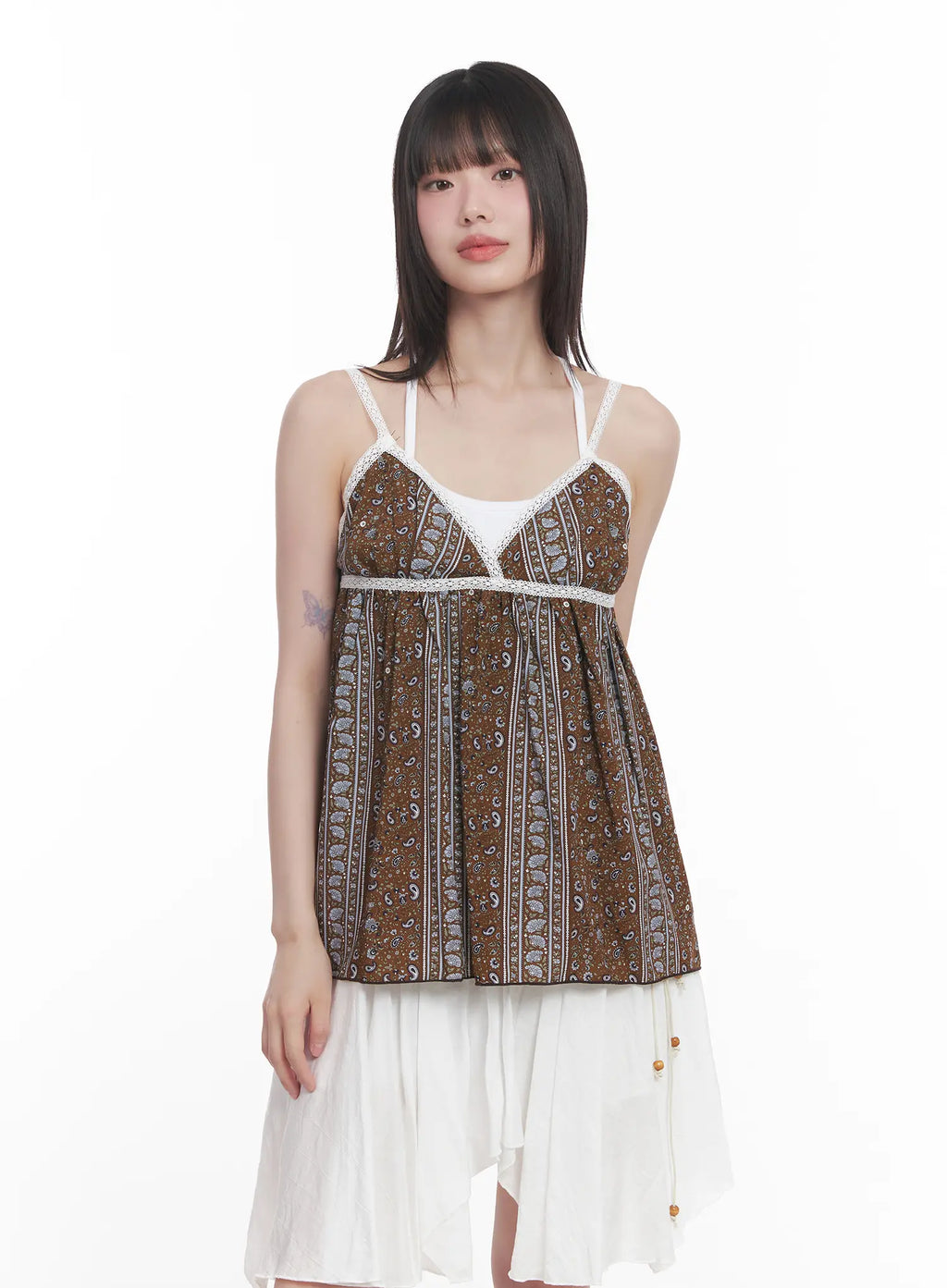 Paisley Lace Cami Top CU518