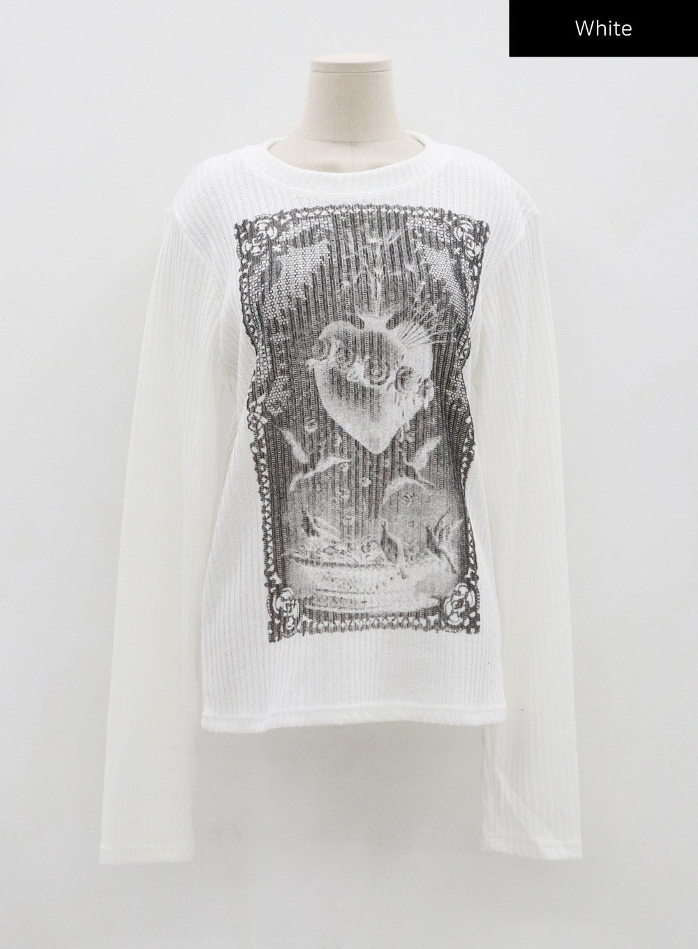 Round Neck Printed Knit CO07