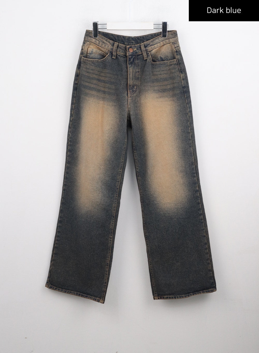 Vintage Washed Wide Leg Jeans CO330