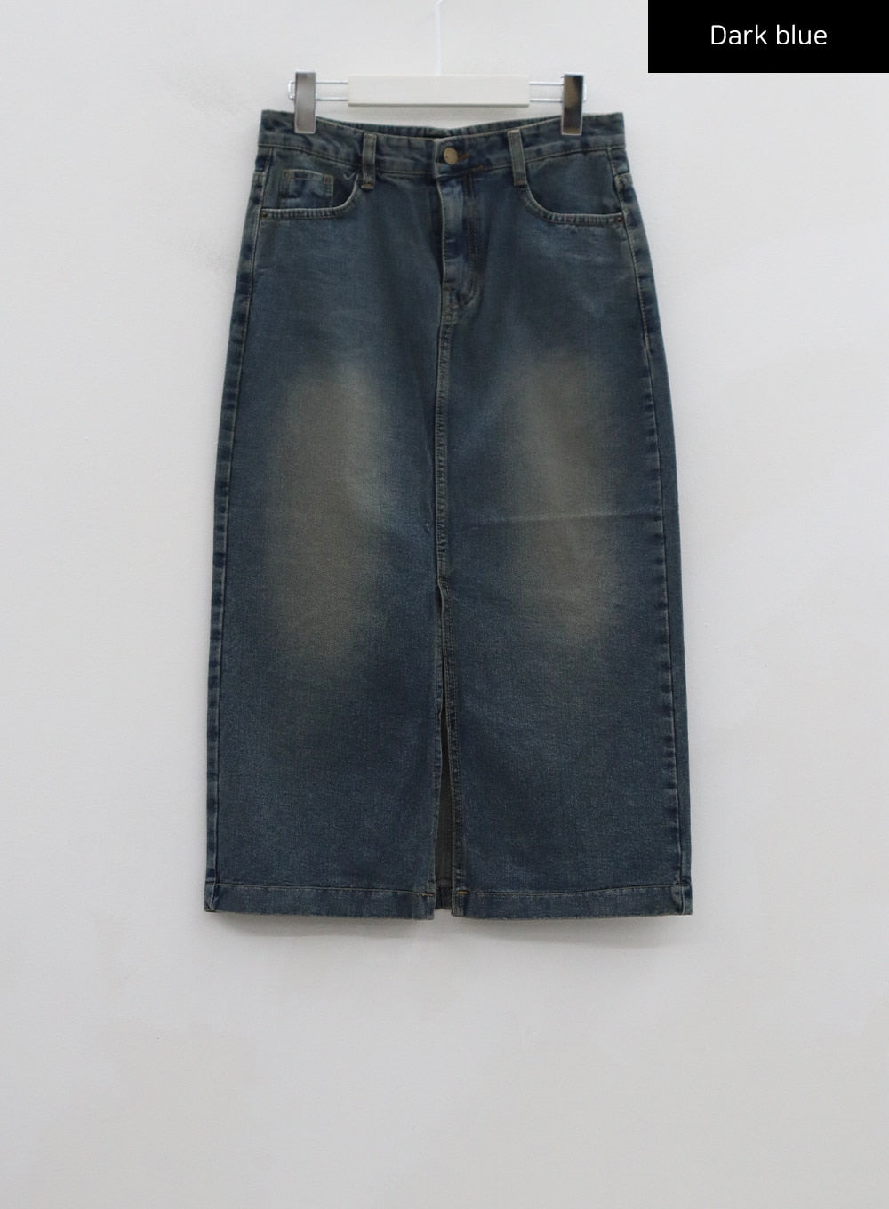 Washing Denim Long Skirt CS19