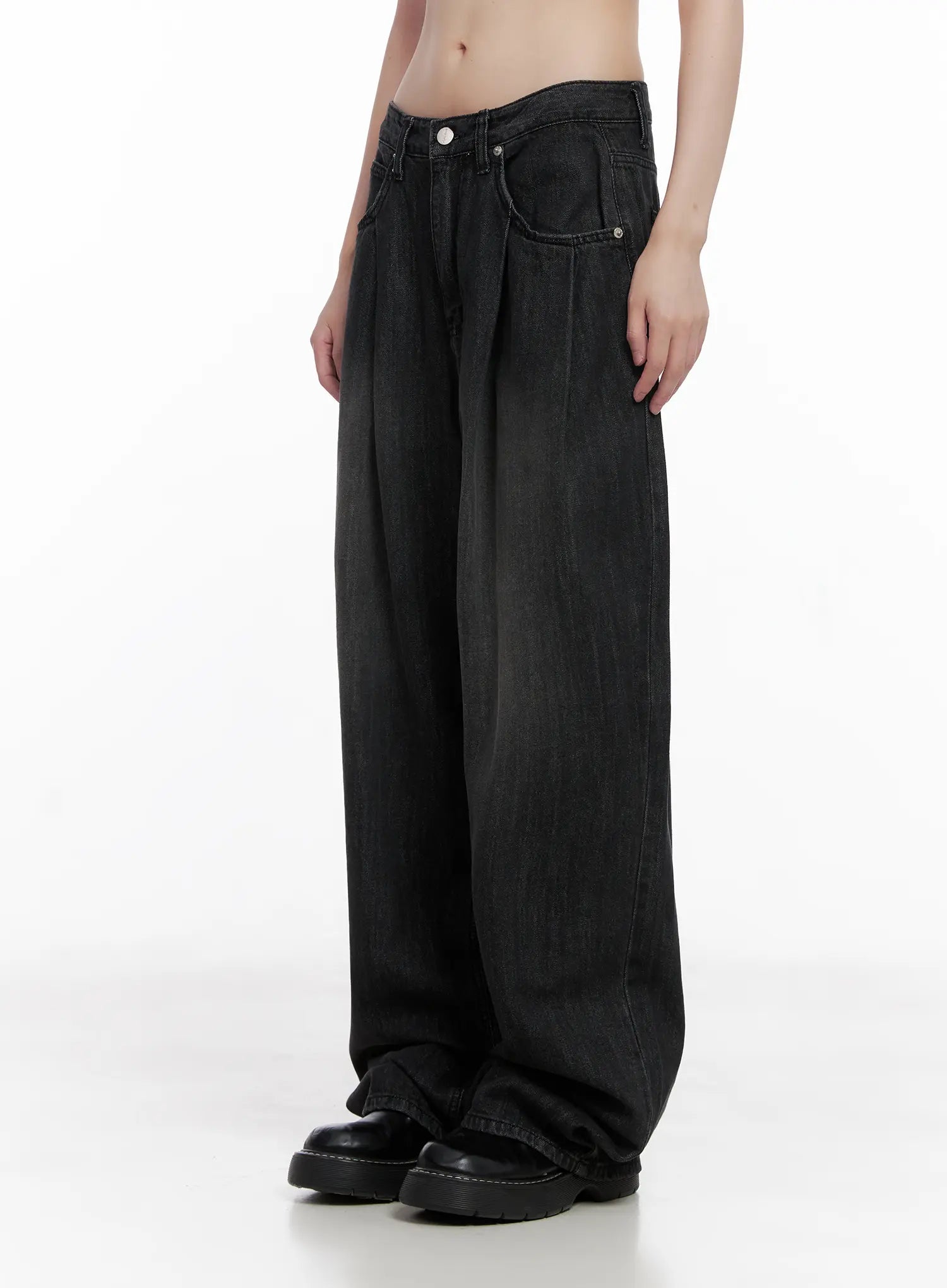 Elen Pintuck Baggy Jeans CG519